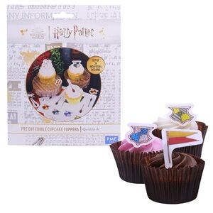 PME Harry Potter Pre-Cut Cupcake Toppers, Quidditch